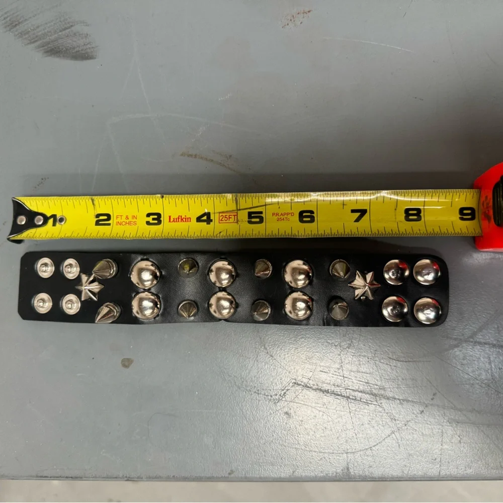 Lot of punk chokers collar and bracelets - 4 necklaces, 3 bracelets - Picture 6 of 15